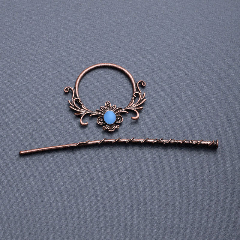 Wholesale Retro Hairpin Nordic Gothic Headdress Bohemian Norwegian Hair Accessories Set